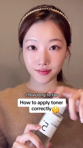 How to apply TONER correctly! It can harm your skin if you do it wrong -also, how long should you tap? Find out in this video❤️ #fyp #kbeauty #kbeautytips #koreanbeauty #koreanskincare #skincare #skincaretips #toner #numbuzin #numbuzinno5 #howtoapplytoner #beautytips 