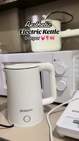 Grabeeee sino ba naman hindi mapapabili nito, very aesthetic + affordable. ☕️🫖 #electrickettle #deepor #fyp #fypシ 