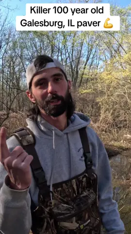 Beautiful paver from Galesburg, IL 💪 #bottledigging #History #antiquebottles #fyp 