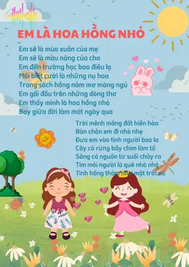 Bài hát Em là bông hồng nhỏ Em sẽ là mùa xuân của mẹ Em sẽ là màu nắng của cha Bố mẹ nghe cùng con nha. #mevabe #xuhuong #nhacthaigiao #thothaigiao #thomamnon #thotapnoitapdoc #duaxanhh 