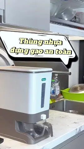 Thùng đựng gạo Hokori 10Kg thông minh, công nghệ nhật bản- chống ẩm, chống mối mọt MS 5338#ngoccoii #dexuat #xuhuong #thinhhanh #xuhuongtiktok 