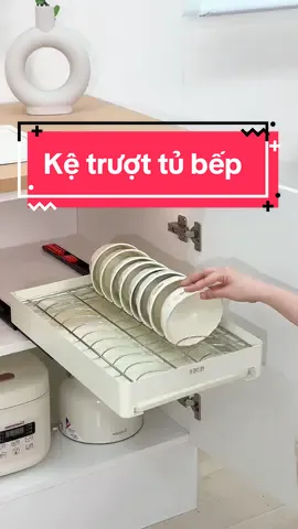 Có em kệ trượt đa năng đựng bát đĩa như này thì tủ bếp không lo lộn xộn nữa rồi. Quá ưng ạ #ketruotdanang #kedungbatdiadanang #kededonhabep #dogiadungthongminh #dogiadungtienich 