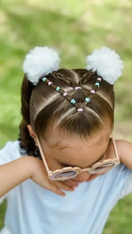 Penteado fácil 🤍 #penteadoinfantil #peinados #penteadosfaceis 