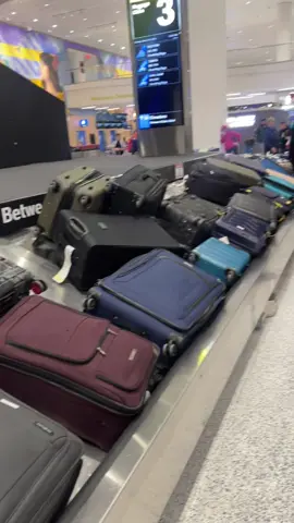 Welcome to Newark airport - when they make you wait over an hour and half to pick up your bags & then send out the wrong flight checked baggs to the baggage claim you are supposed to pick up yours… then they send only 1 male to come pickup over 200 bags that came from santo domingo until it was cleared to send your flight bags out …. Gotta love it here. Do better - it was late & we were all tired #fyp #airport #newarkairport #ewr #newjersey #baggage #baggageclaim 
