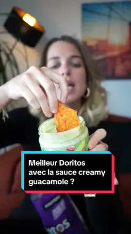 Quel est le meilleur Doritos avec la sauce creamy guacamole ? #chips #doritos 