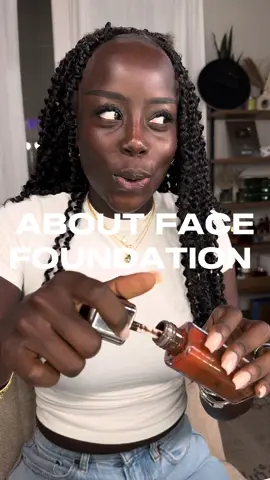 this is my favorite foundation, it literally does not make any sense😭 @about-face beauty 