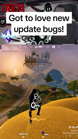 This one kinda tripped me out. To do it have the Zeus medallion and do the jump with it land and aim down a 4x scope #fortnite #unreal #bug #glitch #ranked #new 