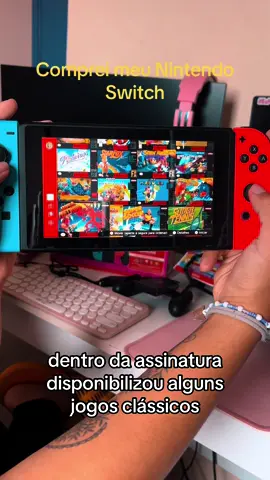Meu sonhado Nintendo Switch 🩷 #nintendoswitch #GamerGirl #gamer #unboxing 