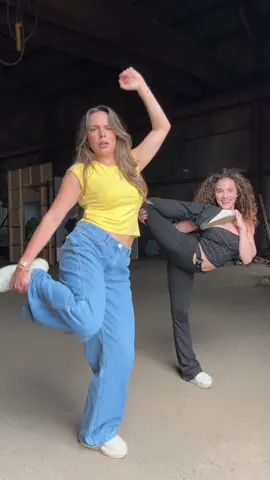 one person did their morning stretches and the other did not 🥲