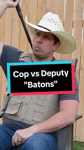City Cop Vs County Deputy - Baton backscratcher #tasedandconfused #fyp #policememes #lawenforcement #sketch #CapCut 