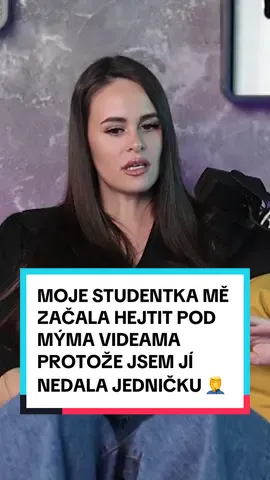 MOJE STUDENTKA MĚ ZAČALA HEJTIT POD MÝMA VIDEAMA PROTOŽE JSEM JÍ NEDALA JEDNIČKU 🤦‍♂️ celý #podcast s Andreou Nguyen už teď na youtube Hype-Cast