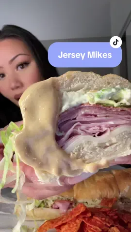 Make sure to head to @jerseymikes today! Help support by buying a sub, 100% of sales go to charity donations 🩵🩵🩵 @Jersey Mike’s USA  #eatwithme #mukbang #mukbangeatingshow #eatingasmr #foodasmr #mukbangasmr #asmreating #eatingshow #eatingshowasmr #eatingsounds #mukbangs #mukbangvideo #letseat #watchmeeat #eatingsounds #crunchy #crunch #asmrsounds #asmrmukbang #viral #fyp #foryou #Foodie #foodiemukbang #jerseymikes #jerseymikesubs #jerseymikesmukbang #sub #submukbang #sandwich #sandwichmukbang #eating #crunchymukbang #grindersandwich #sauce #charity 