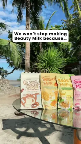 Beauty Milk: the tastiest and most nutritious collagen + glutathione drink that's capturing hearts locally! Which flavor has won yours? Share your favorite with us! ✨