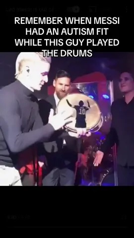 Messi is so funny its amazing #autism #messi #funnydrums 