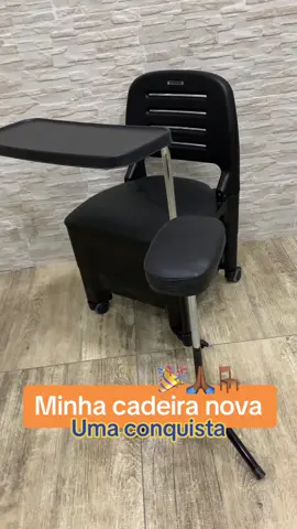 Minha cadeira nova 🎉 #cadeira #manicure #conquista #vitoria #espaco #manicuredesucesso #viralizoupostou #empreendedora #tiktok #foryourpage #mulherdesucesso #manicurebrasileira 