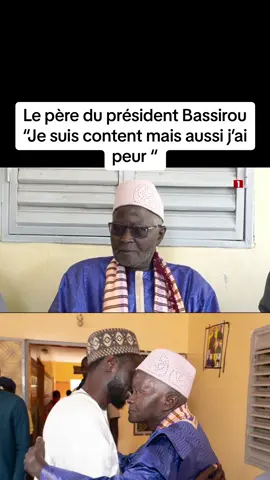 Le père du président Bassirou “Je suis content mais aussi j’ai peur “ #senegalaise_tik_tok #senegal #diomayefaye 