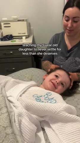 spa day for my princess 🧖‍♀️ #spaday #toddler #parenting #momlife #facial 