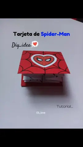 Tarjeta de Spider-Man 💌🕷❤ #carta #cartita #tarjeta #spiderman #amor #pareja #regalo #detalle #creative #DIY #pagueforyou🔥 #fyppppppppppppppppppppppp #parati #viral 