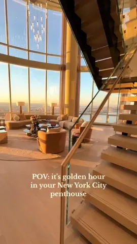Staged to perfection, experienc the magic of golden hour from our stylish NYC penthouse.  . . . . . . . #staging #interiordesign #goldenhour #nyc #nycviews #designinterior #nycrealestate #realestate #designtrends #luxurydesign #luxury #luxurylife #luxuryapartment #nycapartmenttour #apartmenttour #renovation #homerenovation #nyc #penthouse #interiordesign #designhouse #designer #designtok #designtrends #aesthetic #aestheticvideos #walkthrough #luxuryliving #pov #povstories 