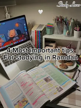 4 Most important tips for studying in Ramdan👍#foryou #studylover #fypシ #tipsandtricks #motivation 
