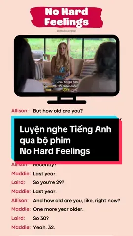Tuổi tác ko thành vấn đề nha các bác 🤣 #LearnOnTikTok #tiktokviral #learningenglish #nohardfeelings #movieclips #listening #listeningskills #luyennghetienganh #nghetienganhmoingay #hoctienganh #hoctienganhquaphim #littlepinkenglish 