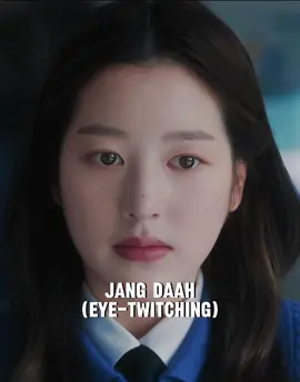 Regarding the eye-twitching acting, Daah said, 
