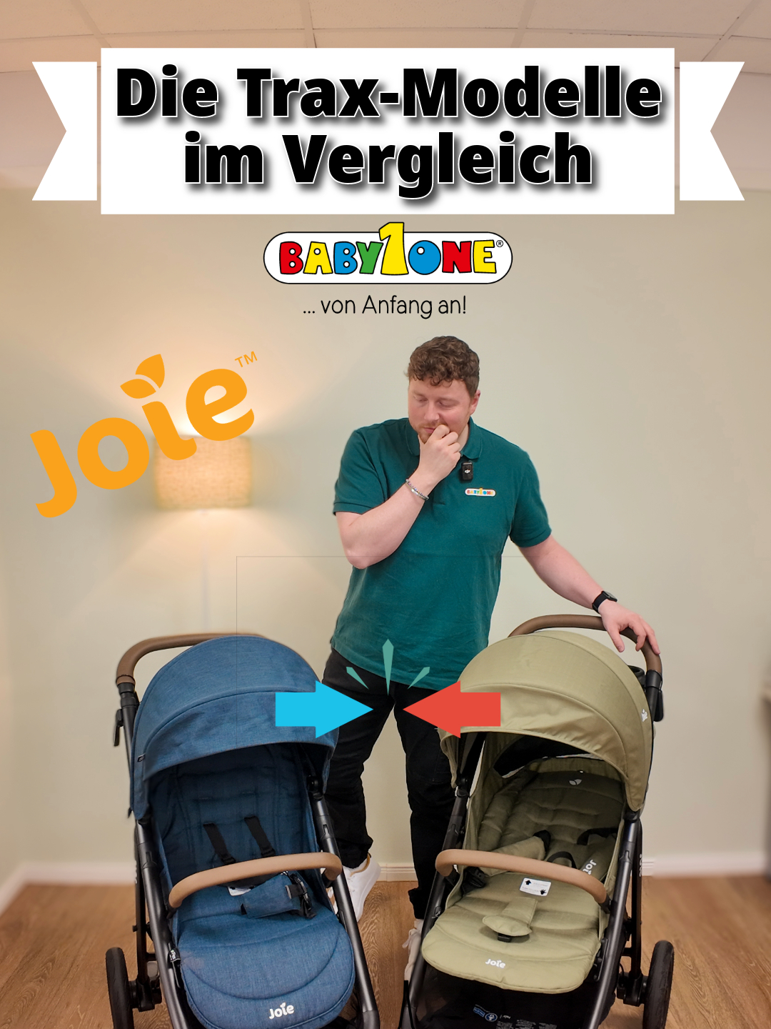 Die Joie Trax-Modelle im Vergleich. Sebastian zeigt euch die Unterschiede zwischen den 4 Modelle und erläutert die Vor und Nachteile. #Joie #Litetrax #Mytrax #Buggy #Baby #lueneburgerheide