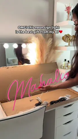 15-My dream bedroom,love the light so much!💕#giftideas #custom #fyp #gift #personalizedgifts #neon #ledlights #neonlights #name #namedesign #giftforlove 