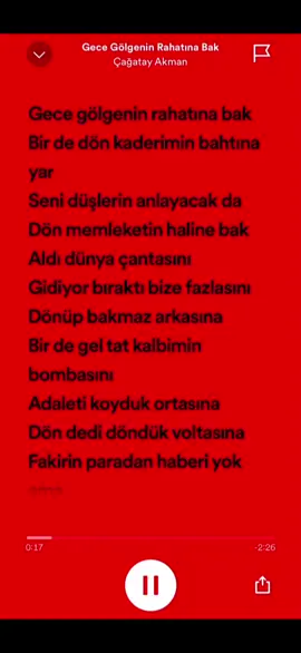 Çağatay akman-Gece gölgenin rahatına bak #çağatayakman #gecegölgeninrahatınabak #spotify #music #şarkı 