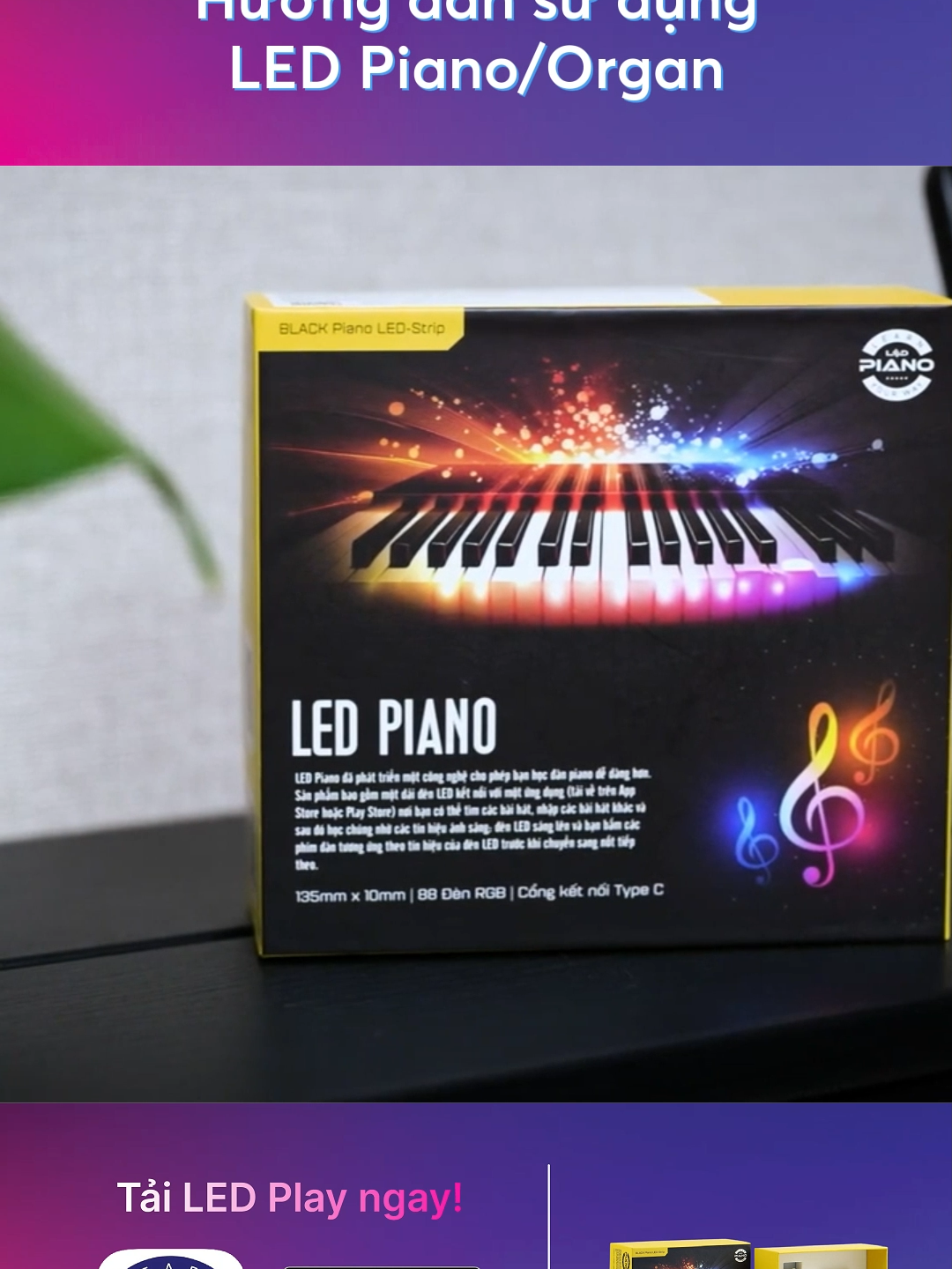 Học Piano Nhanh cùng LED Piano - Thiết bị hỗ trợ học Piano #ledplay  #ledplaymusic  #ledpiano  #learnpiano #LearnOnTikTok