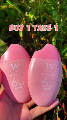 Buy 1 take 1 Worada Sunscreen SPF60 #fyp #fypシ #fypシ゚viral #sunscreen #worada #woradasunscreen #spf60 #woradaofficial #skincare #skincareroutine 