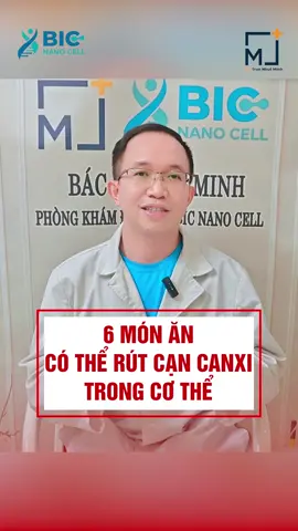 6 món ăn có thể rút cạn canxi trong cơ thể | Bác Sĩ Trần Minh #canxi #tacdungcanxi #cothethieucanxi #thieucanxi #suckhoe  #caithiensuckhoe  #songkhoe  #songkhoemoingay  #short  #shorts  #bacsigiadinh  #bacsitranminh