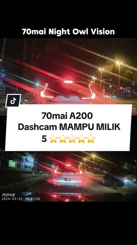 Korang! Ni saya baru review dashcam A200 dari @70mai Malaysia Store , harga yang sangat berpatutan mampu milik dengan kualiti yang sangat puas hati. Sempena TikTok Shop Super Brand Day dari 26-28 March ni, @vivo Malaysia ada offer pakej beli vivo V30 dan dapat dashcam ni dengan harga RM1 je! Make sure korang join live vivo Malaysia hari ni jugak taw! 🤩🤩🤩 #vivomalaysia #vivov30series #70maidashcam #MYSuperBrandDayVivo #tiktokshopsuperbranddaymy #tiktokshopsuperbrandday #syazwanshahril 