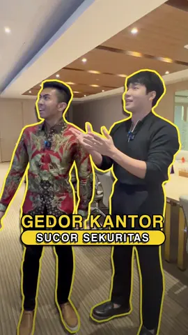 #GEDOR Kantornya @Sucor Sekuritas bareng CEOnya @Bernadus Setya Ananda Wijaya  Thankyou uda dikasih kesempatan main ke kantor 🥹 Yang pengen kerja di dunia financial, kira-kira gini deh behind the office tablenya 🥹 Ada yang pengen di Finance juga?