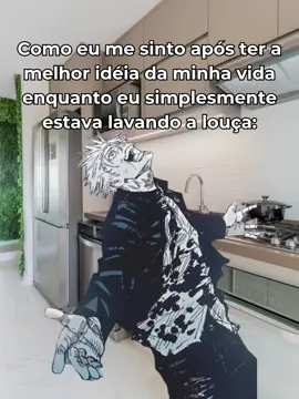 Melhor fonte de ideias. 💭| #ideias #criatividade #louça #bloqueiocriativo #gojo 