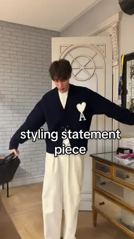 the easiest way to style a statment piece #shitposting #OOTD #GRWM #fyp #forvou #trend #grwm 