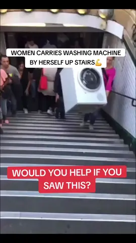 wow 😮 💪 Why nobody helping? #strong #fyp #foryou #viral #foryoupage  #tiktok #workout #keepgoing #gym #backpain #backpainrelief #physiotherapy #trending #chronicillness  #physicaltherapy #ouch #hurt #womenpower #motivation #strongwomen #girlpower #interiordesign #Home #aesthetic #design #bekind 