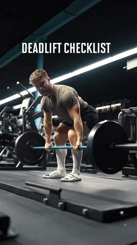 Deadlift checklist! If you tick all 5, you have a perfect deadlift ☑️☑️☑️☑️☑️