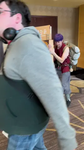 I was leaving #zenkaikon after a great weekend when one last, amazing #link showed up to help #addisontotk : D #totk 