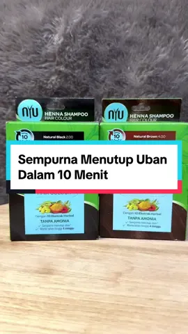 Jangan cabut uban ya. Mending ditutupi saja dengan Nyu Henna Shampo. Penggunaan praktis, menggunakan bahan herbal, dan bebas amonia. Warna tahan sampai 4 minggu #RamadanEkstraSeru #SerunyaBerbagi #JelajahRamadan #semir #semirrambut #pewarnarambut 