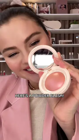 Clearly SUPER serious about my new @Rare Beauty Soft Pinch Luminous Powder Blush 😜 No, but I'm actually so excited for you guys to finally try it.