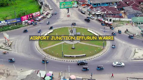 Aerial view of Airport Junction, EFFURUN WARRI, Delta State. Have you been here? #autelevo2 #dronevideo #shoprite  #aerialview #effurun #delta  #roundabout  #deltastate #junction #government #road   #delta  #nigeria #abraka #journey #travel #holiday #viralvideo #vira #tiktok 