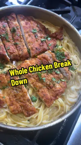 Episode 1 of my new mini series titled “Whole Chicken Chronicles”. Buy the whole bird, save money, and make delicious meals. #chickenalfredo #chicken #foodhacks #moneysavingtips 