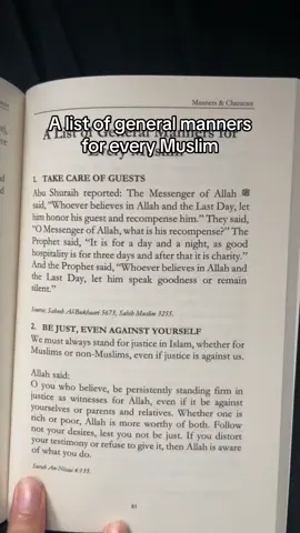 List of general manners for every muslim #muslim #muslimtiktok #muslimah #muslims #fyp #islam #islamic_video #viral #relatable 