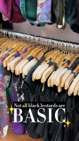 Black is always the way to go #attitudesdancewear #leotards #danceboutique #wichitakansas #dancewear #ballettok #dancersoftiktok #dancer #notbasic 