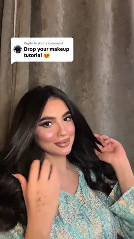 Replying to @ASF makeup tutorial for eid 💌 |  #fyp #bh #tutorial  @ZH @Huda Beauty @makeupbymario @Rare Beauty @SephoraMiddleEast 