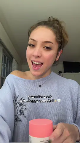 week 2 at the @Happy Camp3r 🤍✨  #grwmforworkvibes #grwmwork #grwmworkedition #thehappycamp3r 