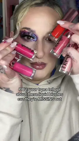 @JELLIWINK COSMETICS cheeky liquid blushes are NOT to be slept on!! You can use code starr at checkout to save as well💜 #jelliwinkcosmetics #makeupreview 