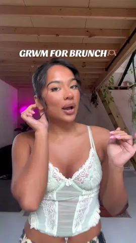 What do we think of the final fit? #grwm #brunchoutfitideas #brunchwiththegirls 