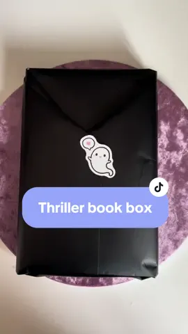 Horror and thriller blind date with a book box. What is included book, stickers, bookmark, tea, chocolate, plus two surprise items. #horrorbooks #thrillerbooks #blinddatewithabook #tiktokshop #bookbox #bookishthings 
